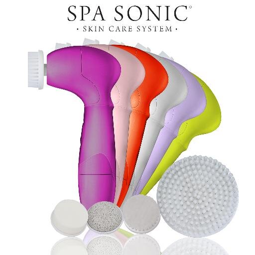 Spa Sonic Face and Body Polisher deep cleanses the entire face & body, tones the skin, and makes you feel great!