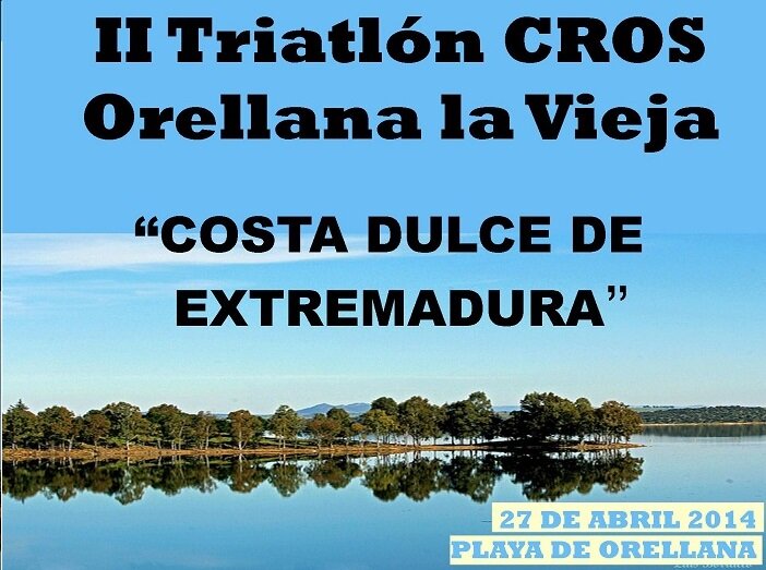 Triatlón Cros Orellana la Vieja Costa Dulce de Extremadura