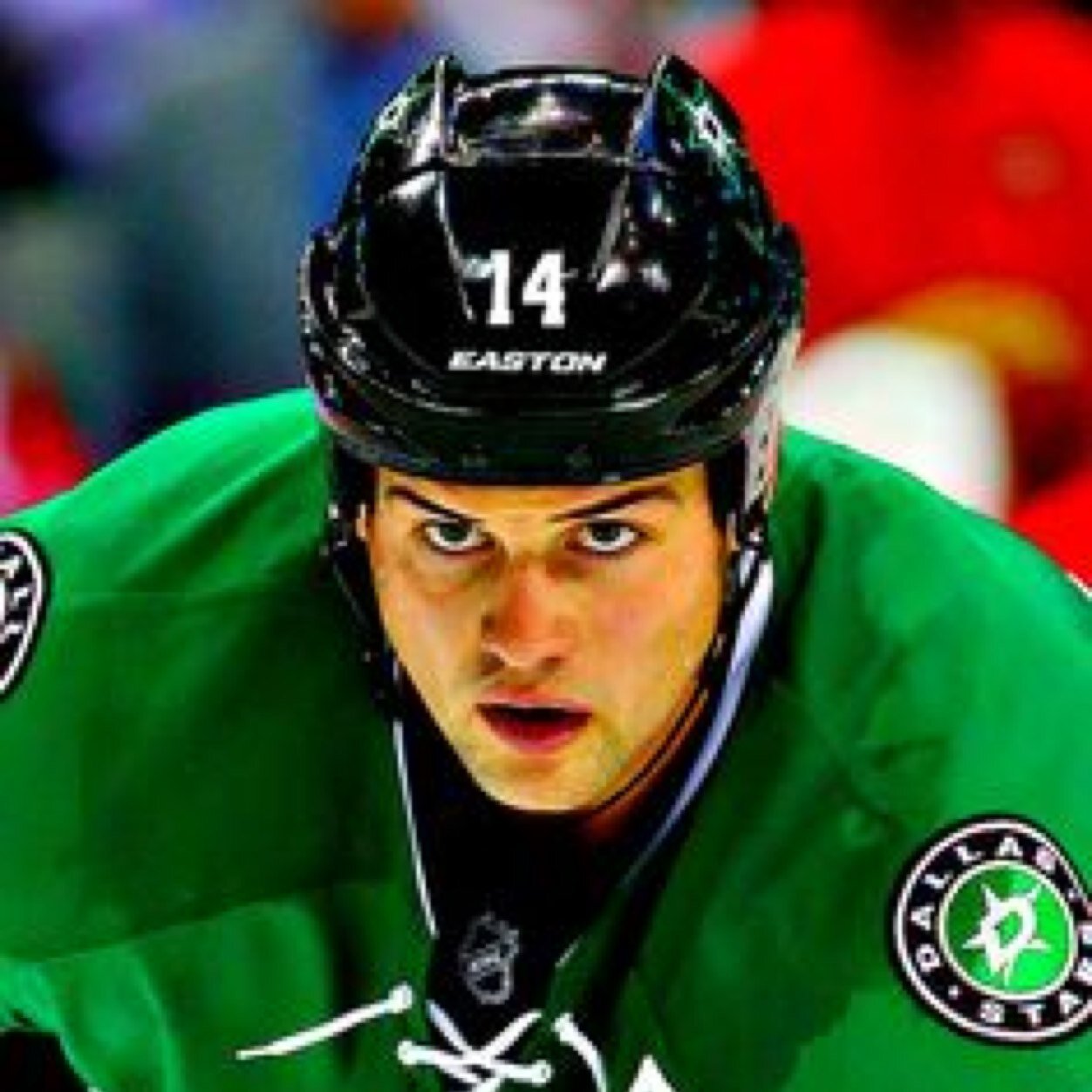 Hello! My name is Jamie, just like Jamie Benn! I play HUT on PS3! My favourite player in the NHL is Jamie Benn! Stars for life!