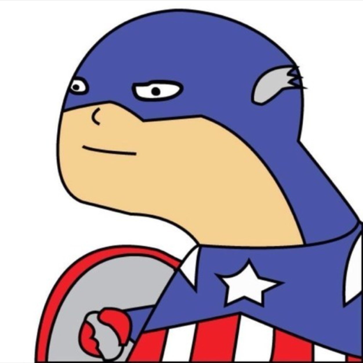 Huy dere im Ceptun Amurica an i poste stoff (not affiliated with Marvel)