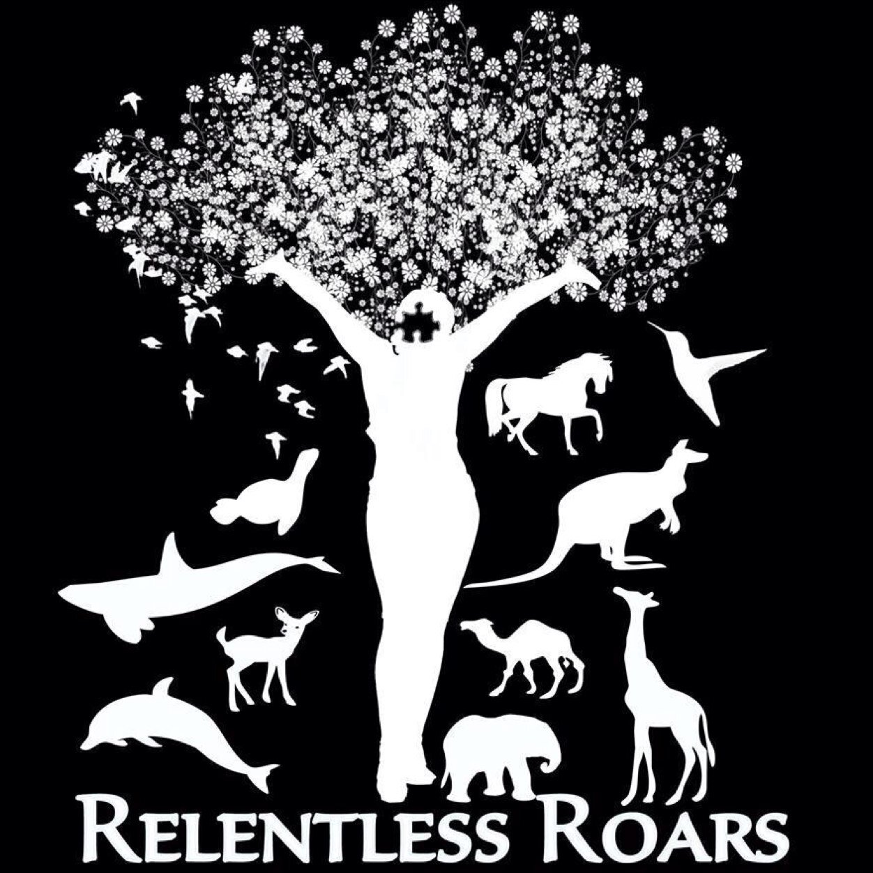 Relentless Roars aims to empower people to take small steps towards change and to use their voice or roar to stand up for what they believe in.