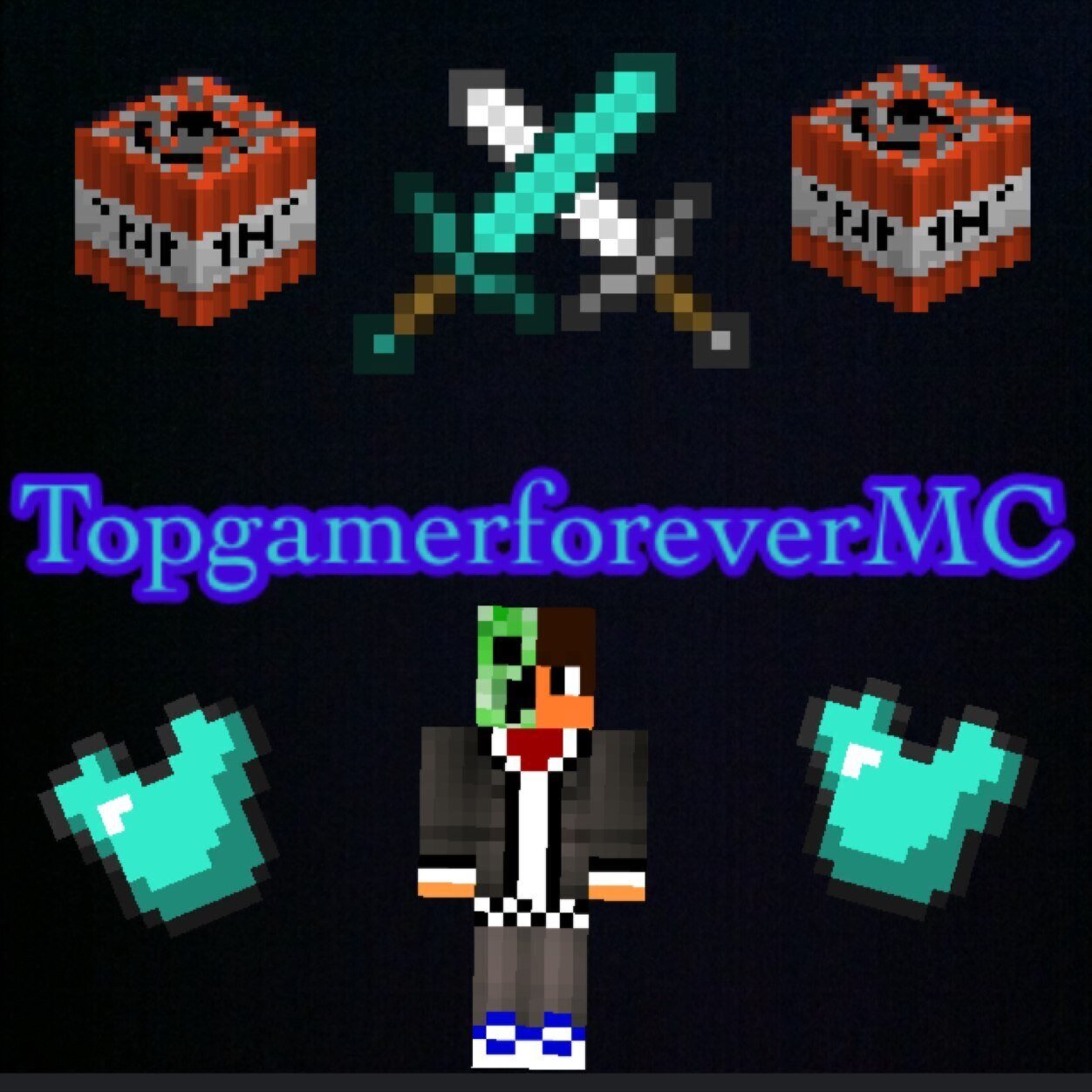 Hey doods I love Topgamer and follow him on twitter. His mame is @TopgamerforeverMC!!!! Peace :)