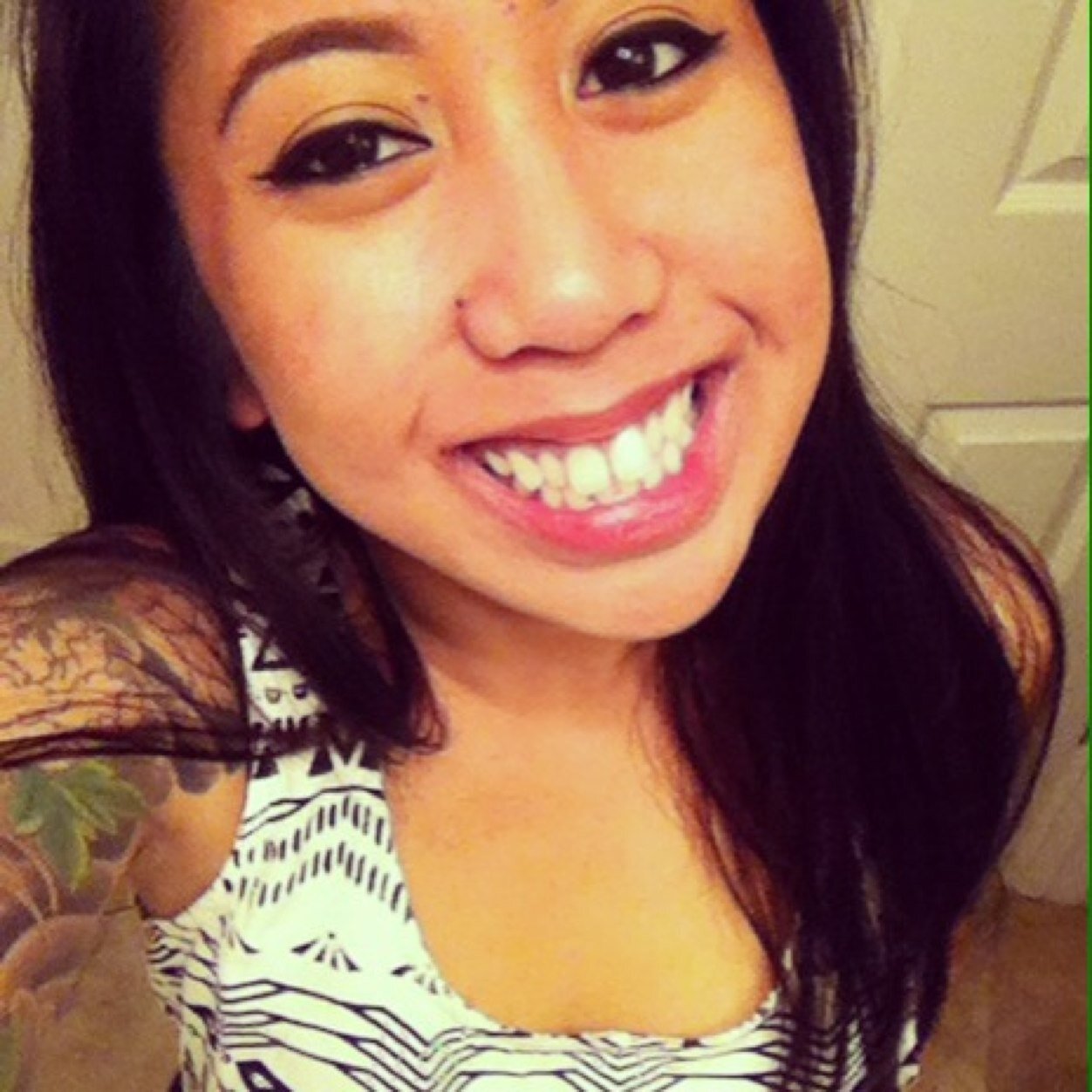 random short chick.