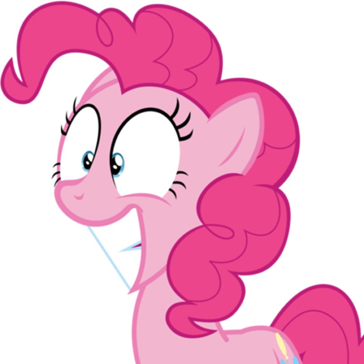 Ponyville's party pony that loves to make everypony smile, smile, smile!! .. Oh, oh! Also, making tons of sweets at Sugarcube Corner! (EST)