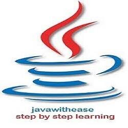javawithease's profile picture. A place for easy, simple and step by step learning of java.