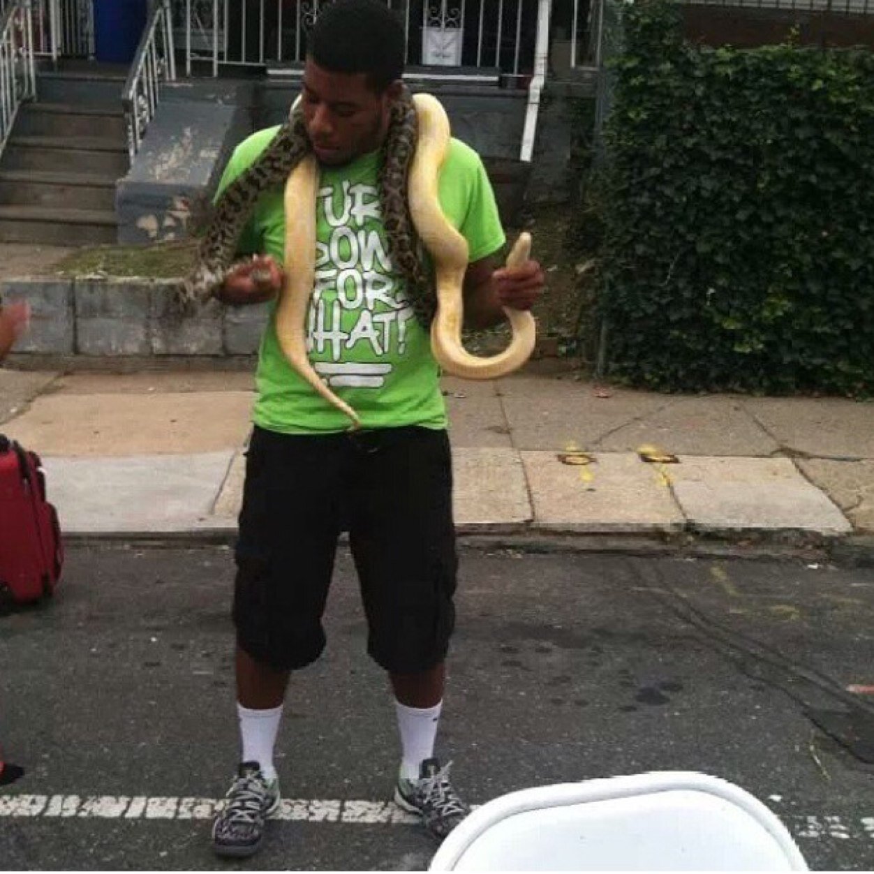 Up North Philly Were We Get To It... Check The Team #GreenPayPa #TeamPropa It'$ A Green Thyng
