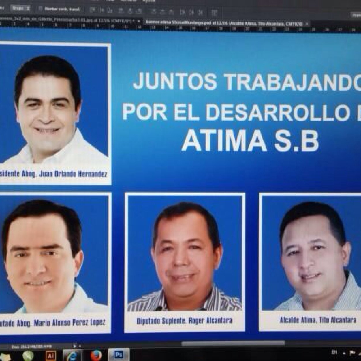 Alcalde Municipal 2010-2014 y 2014-2018  trabajando juntos por el pueblo!!!!