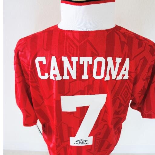 Football shirts from the 80's 90's 00's from various teams, Man Utd, Real Madrid, Barcelona, Liverpool, AC Milan, Juventus