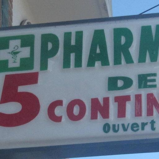 Pharm5Continent's profile picture. Pharmacie des 5 Continents 40, Ave Jn II, Rue Dr AUDAIN/ Avant le pont St Geraud
Tel:509 2230-9790/ 2230-9791