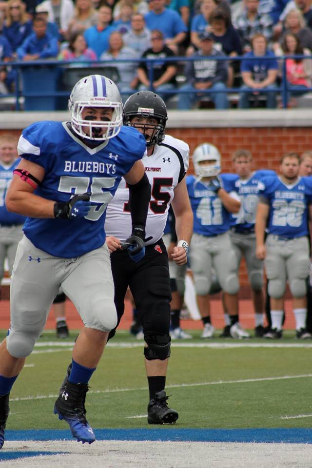 Full time student and athlete at Illinois College.