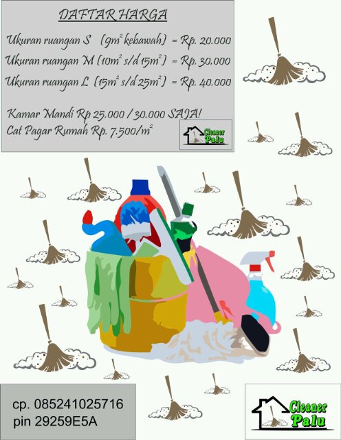 CLEANING SERVICE Panggilan | Rumah, kos, kontrakan, bersih halaman, Cat Pagar Rumah, Kamar Mandi, cuci piring, Dll | Hp : 085241025716  BBM : 29259E5A