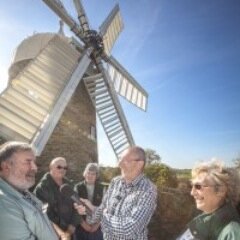Built in 1797 & restored in 2002 Heage Windmill is the only working, stone-towered, multi-sailed windmill in England.