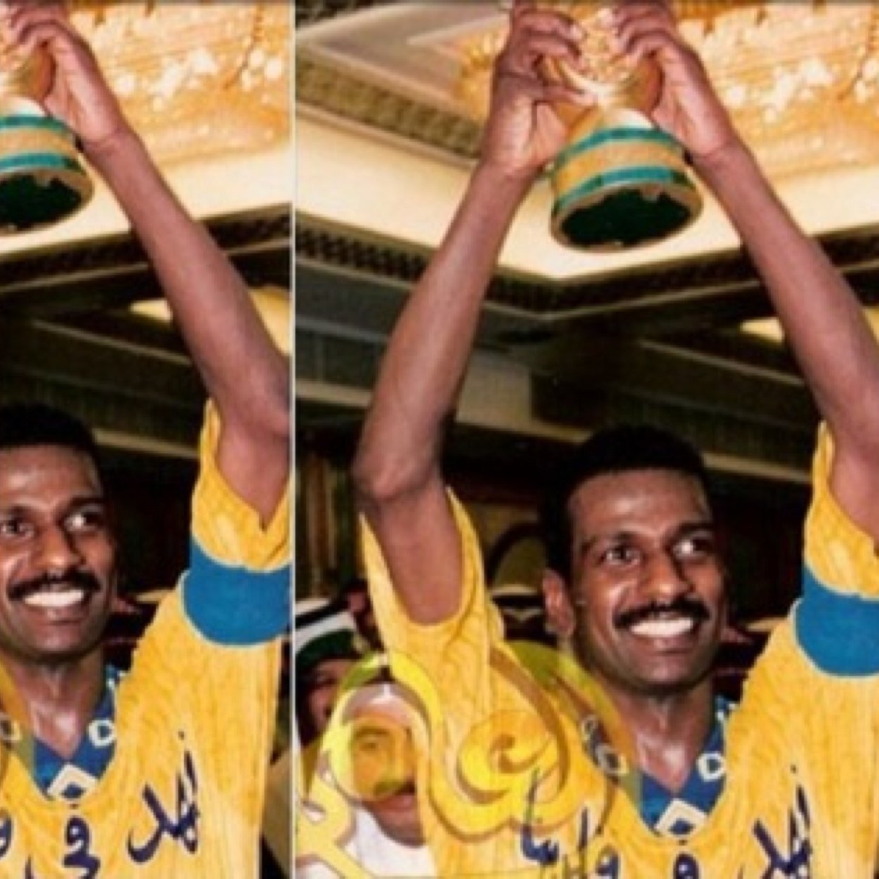 النصر تاج فوق راسك انت وياه ..