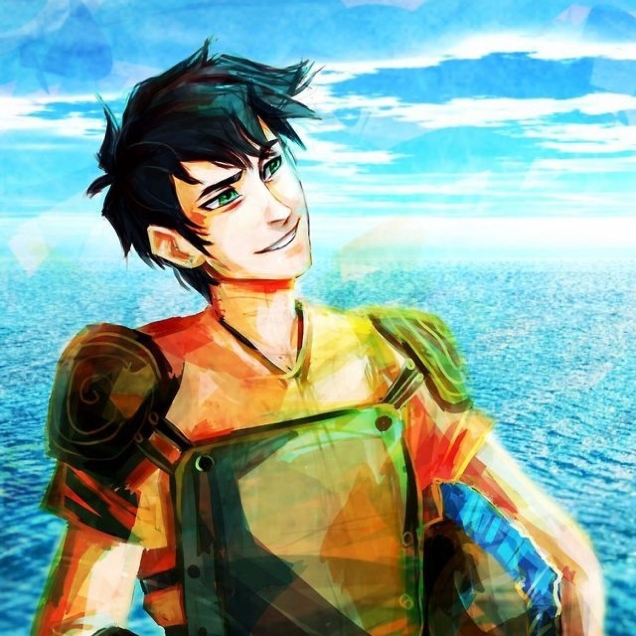 Perceus Jackson, Demigod. I'm son of Poseidon, God of the sea. Savior of Olympus. Praetor of the Legion. โรลตามหนังสือครับ