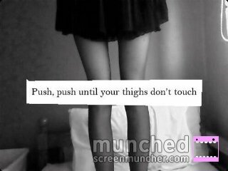 Just wanna be skinny and pretty age-16 weight-95 pounds