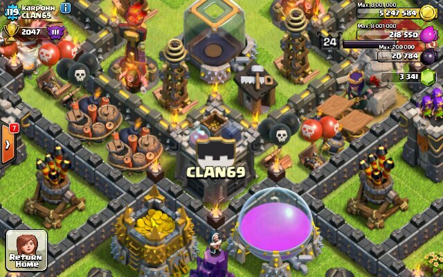 CLAN69_'s profile picture. the one and only official twitter account, stay tuned for information involving the clan! CLASH ON!