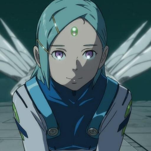 Eureka From Eureka 7 AO | Fukai Ao & Renton | actually I'm not human. I am a messenger sent by Scub Coral order Coralian can understand human mindset