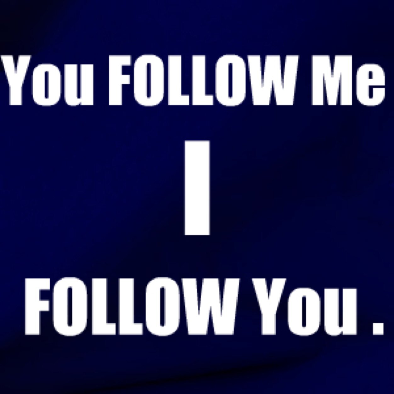 Follow me ;I follow back. I'm the community manager of facebook fans pages (6 millions people), if you're looking for a good sponsor, send me a private message.