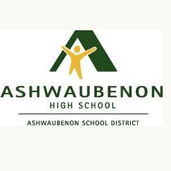 Ashwaubenon High School consists of Grades 9-12 and is the only high school in the Ashwaubenon School District. Ashwaubenon Wisconsin is a suburb of Green Bay.