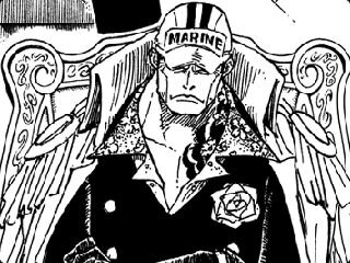 One of the three admirals, Red Dog Akainu. Magu Magu no Mi user. Proud to work for the Navy; Justice himself. [MVRP/OP./Sakazuki.]