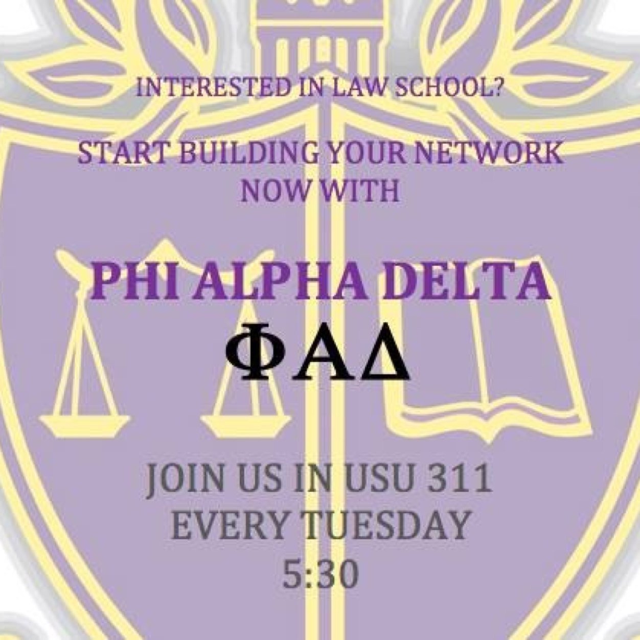 Welcome to the Fresno State Phi Alpha Delta Pre-Law Twitter page! Our purpose is to prepare you to make informed decisions about law school.