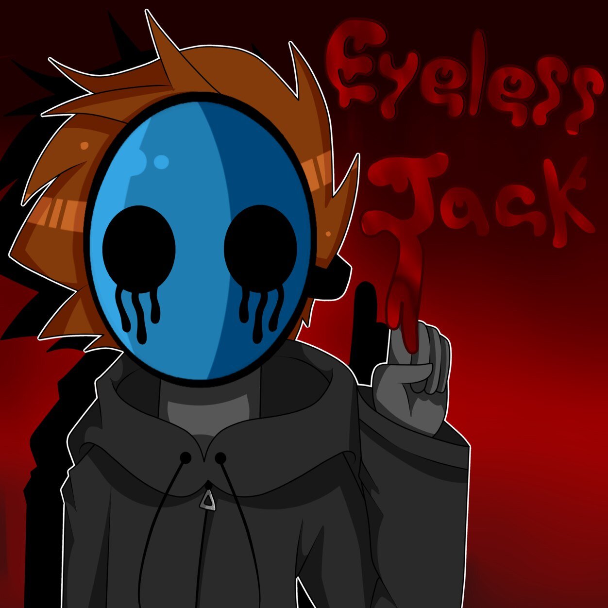 Hi im eyeless jack my friends call me jack im a killer and eat kidneys!! Can i eat your kidneys? #single also i live in the slender mansion and im a creepypasta