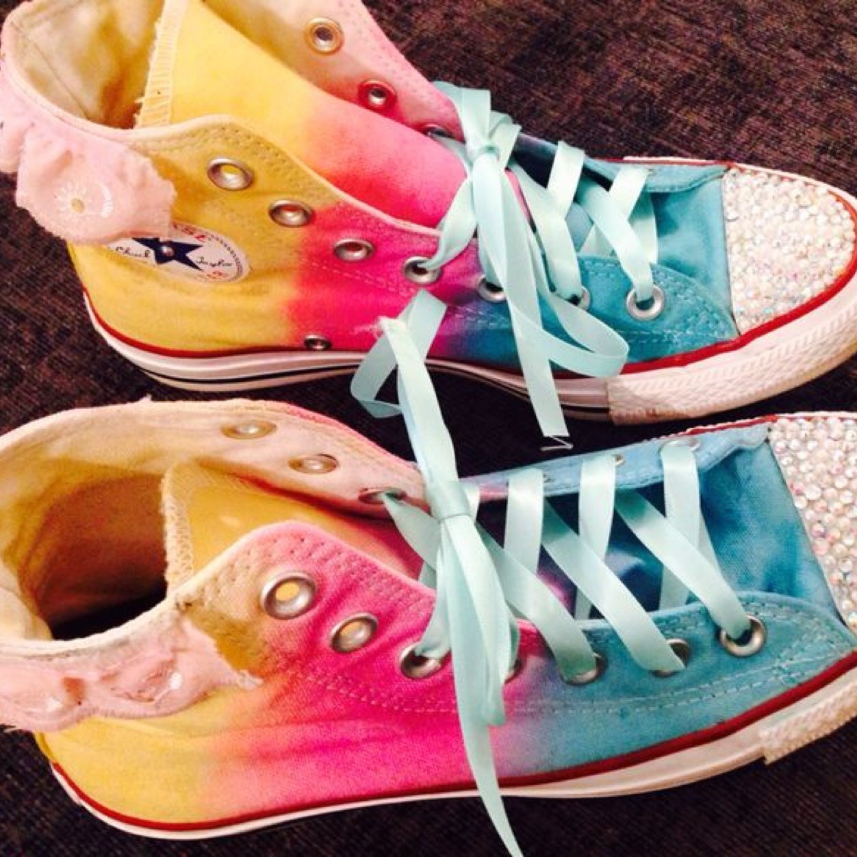 We custom make anything u like from t-shirts to trainers! We ship anywhere in the UK! rainbowdollsattire@outlook.com check out our insta @rainbow_dolls_attire