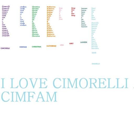 I retweet Cimorelli tweets :)