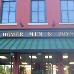 Homer Men and Boys Store, Inc.
Founded by Roland Fragnoli in 1951.  We sell name brand clothing and footwear at discounted prices.