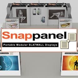 We offer Trade Show Displays with versatile usability, starting from it being portable to having slat wall slots for displaying products