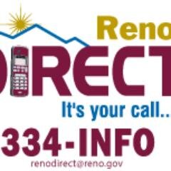 Call or write with your questions, comments, or concerns about the City of Reno.