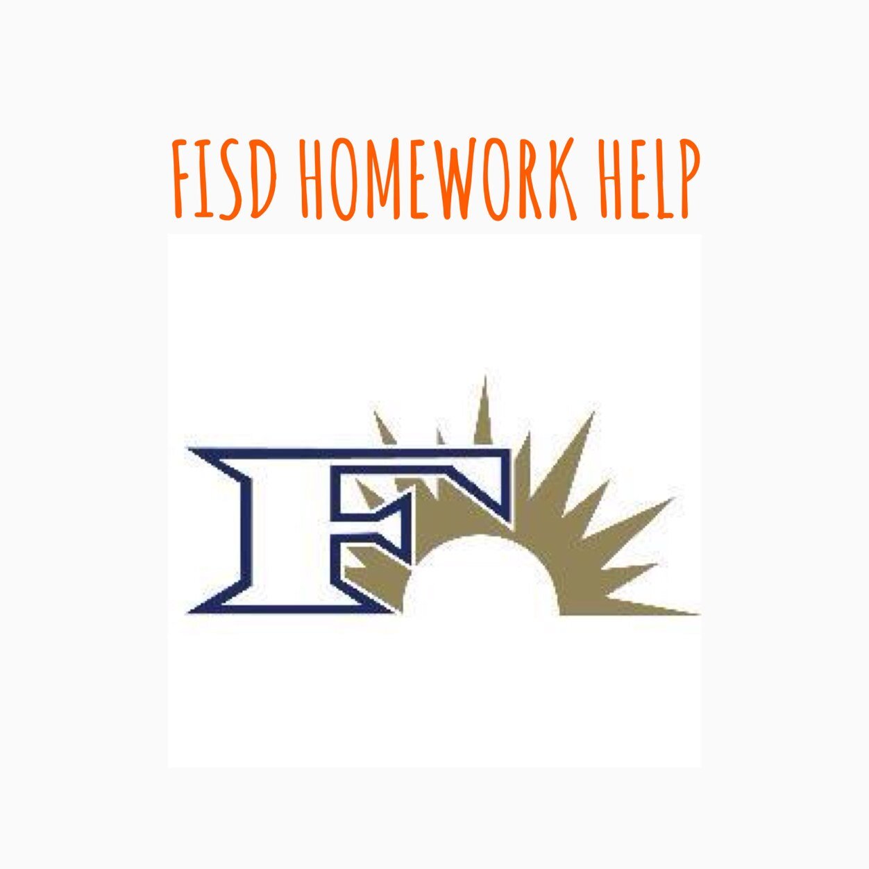 DM for answers to Tests|Homework|Reviews Making FISD a better place Est. 2014