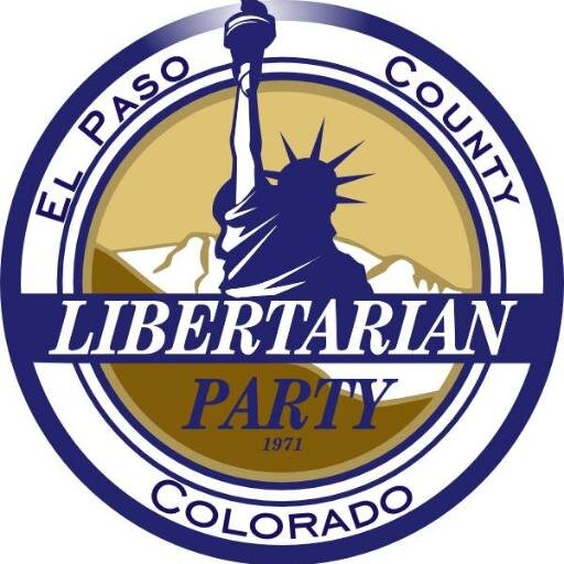 Libertarian Party of El Paso County, CO. Libertarians of Colorado Springs, Manitou Springs, Fountain and Monument, Colorado. Don't tread on anyone.