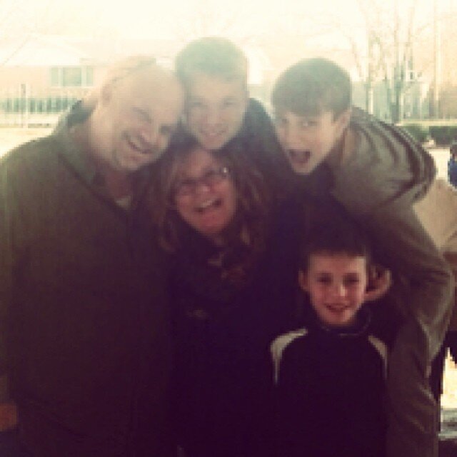 wife, mother, boy crazy, 3 sons, owner, designer & low man on totem pole at Ballmom Designs, Jesus Freak, Life Freak Too, Grace Junkie