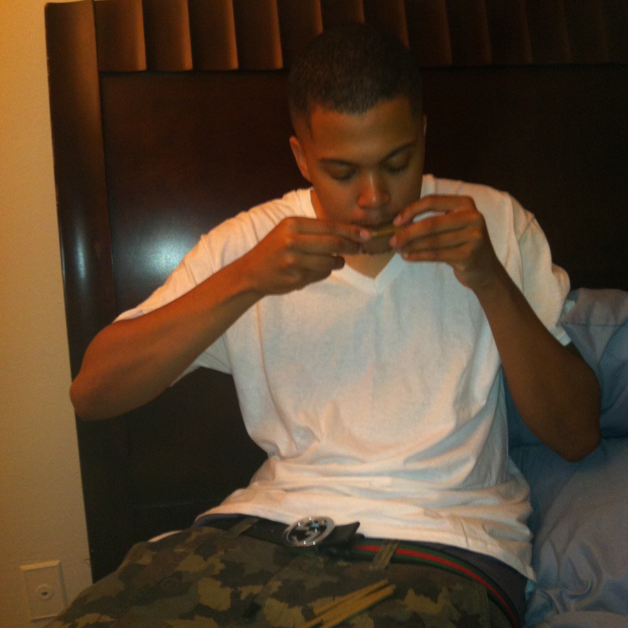 yung rich nigga, wid plenty loud in da air