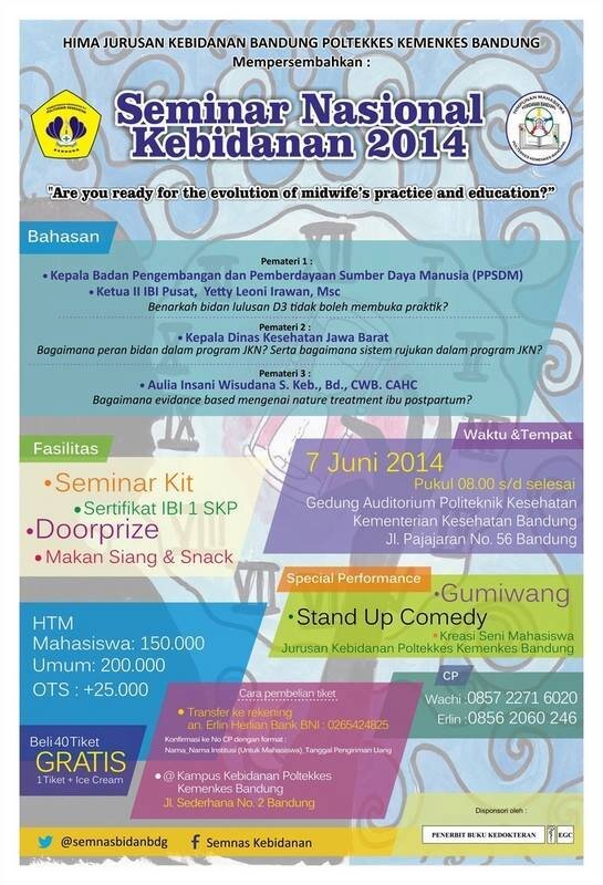 Akun Resmi Seminar Nasional Kebidanan 2014 oleh Jurusan Kebidanan Bandung Poltekkes Kemenkes RI | @himabidanbdg