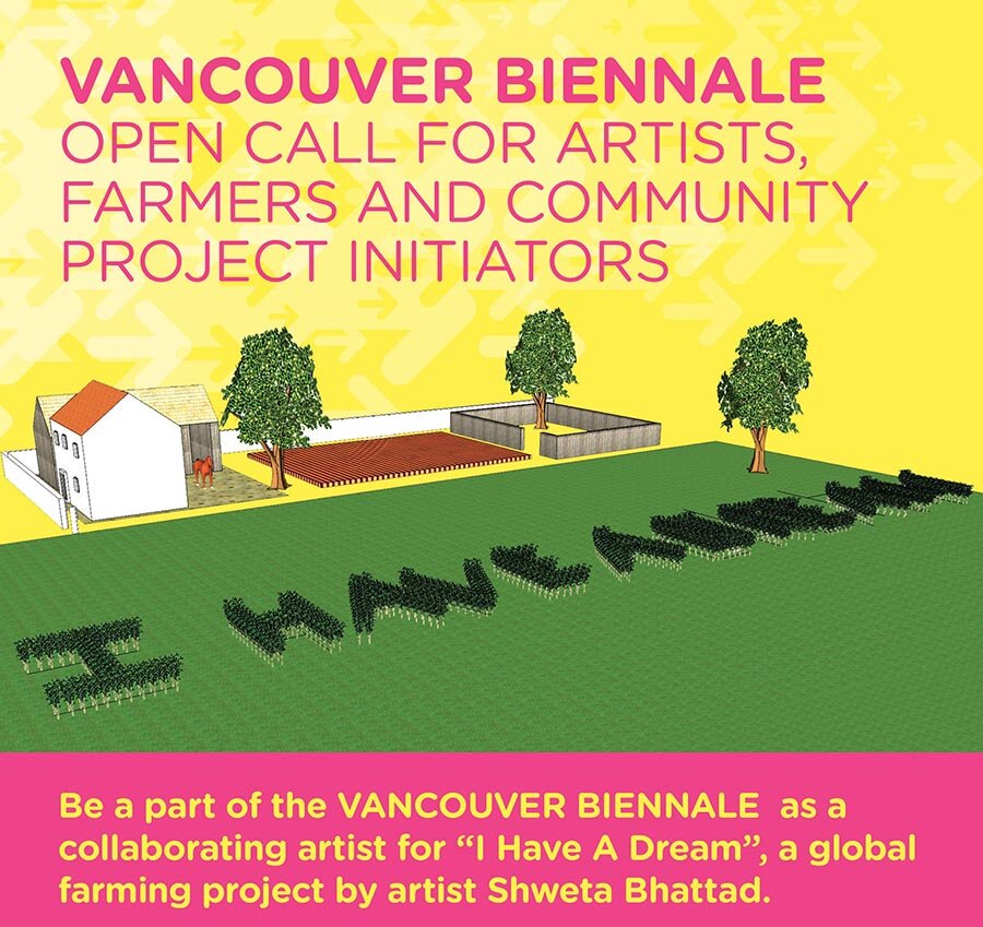 Vancouver Biennale's I have a Dream A global art, Farming & peace project initiated by Shweta Bhattad (@shweta_bhattad)