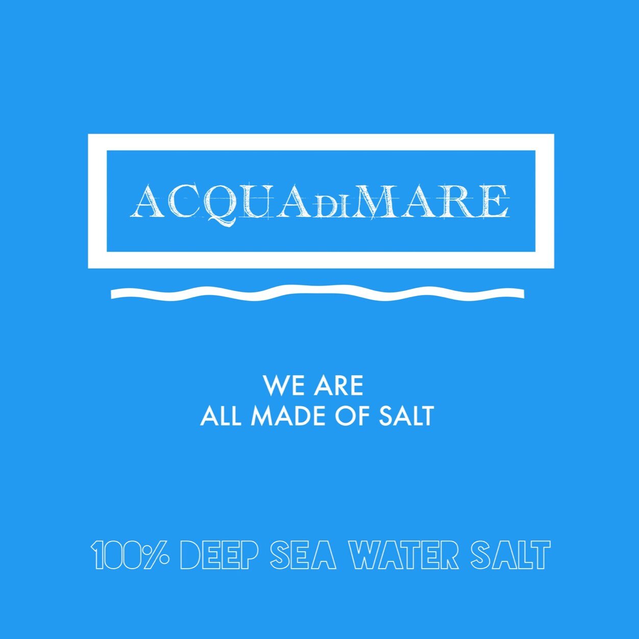 acquadimaresalt's profile picture. 100% deep sea water salt. Acquadimare is a new #organic #food concept. Entirely made in #Sicily! Enjoy our #salt, support our #kickstarter project!