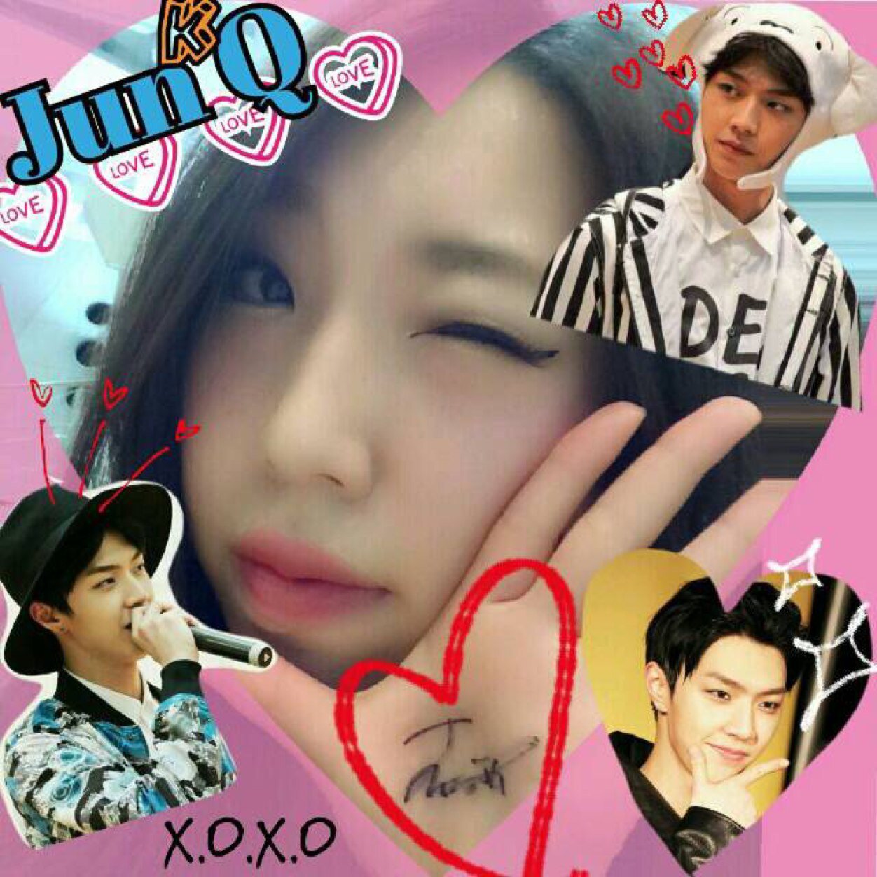 K-POP♡MYNAME 준규 ♡まいごるヌナ会No.120 iKON♡91line