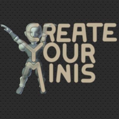 Create Your Minis allows you to design your own 28mm fantasy or futuristic miniatures.