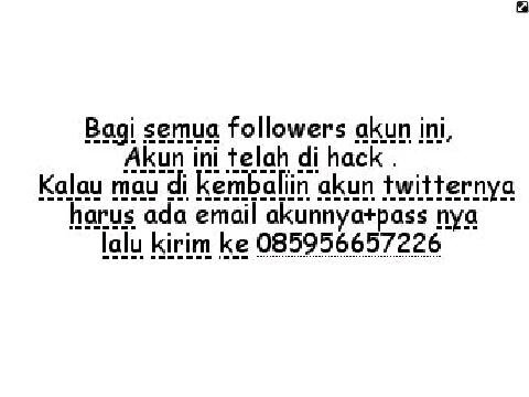 Bagi semua followers akun ini,Akun ini telah di hack. Bagi yang join saya sebagai following tolong di block saja.