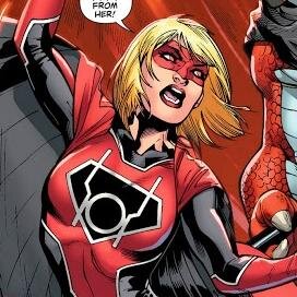 Red lantern user and angry kara kent, I am with the corp now and forever! #Single