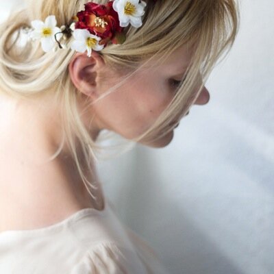 Handgefertigter Haarschmuck für die Braut, Party, Fotoshooting ... oder einfach so für jeden Tag