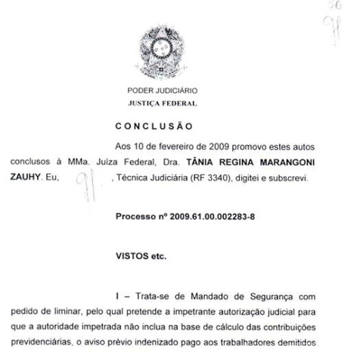 Uma liminar como outra qualquer, que adora parar os jogos e toda hora é caçada.
