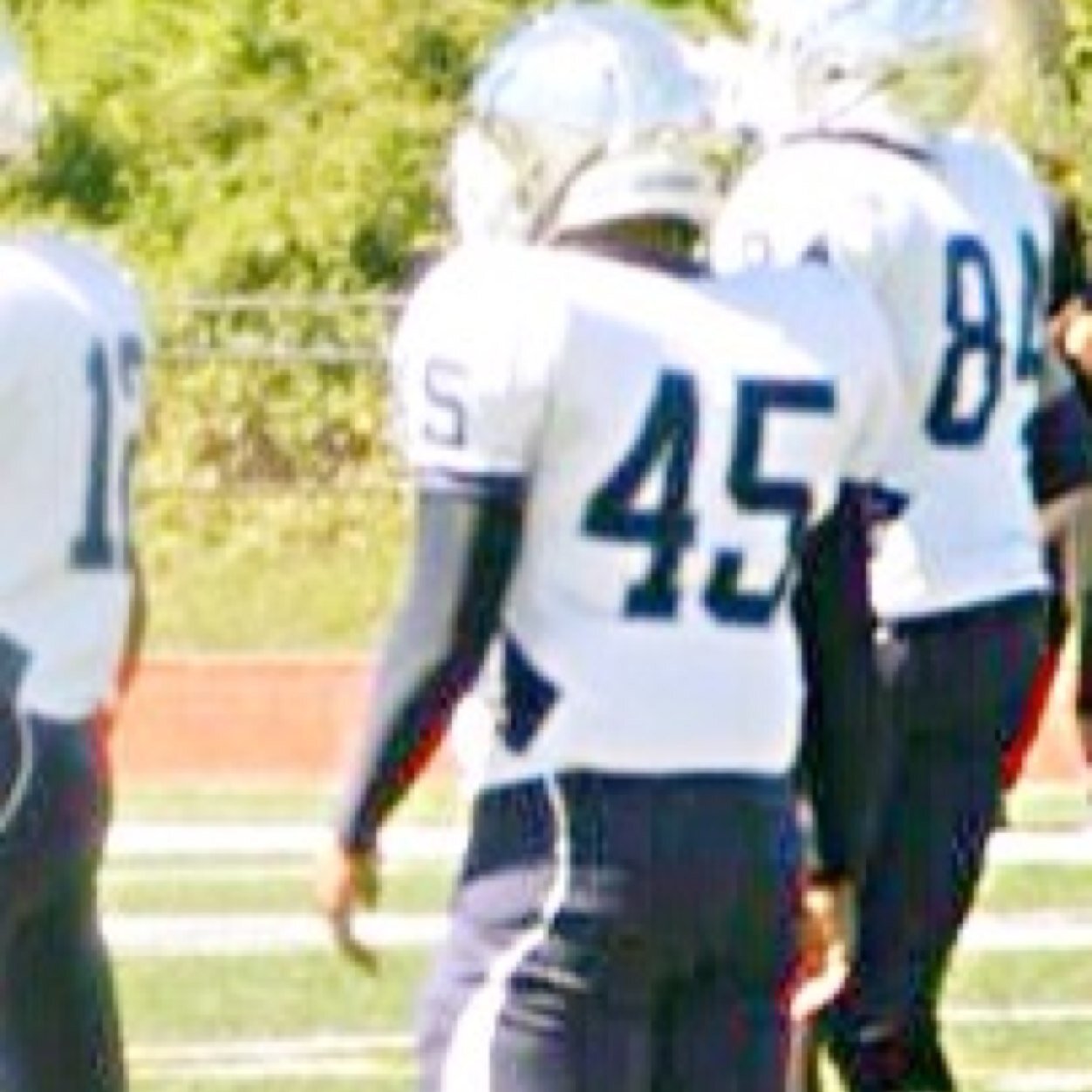 Belleville east middle linebacker #45 rip runrun