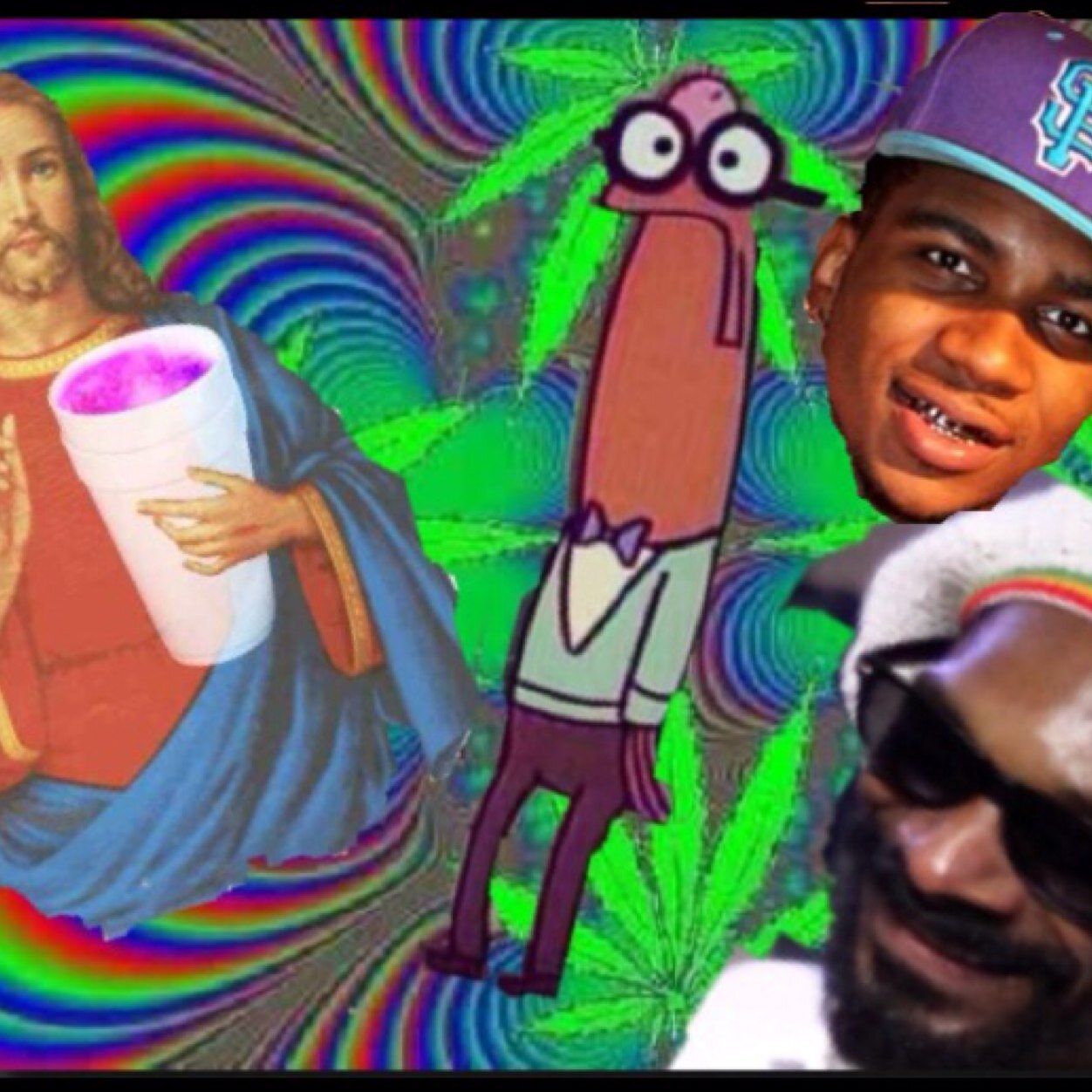 SMOKING SOME FATTIES AT PEARLS BIRTHDAY PARTY ALL THE BITCHES ALL OVER ME LMAO