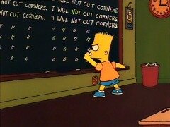 Simpsonchalk's profile picture. Rejected Chalkboard Bits from the Simpsons