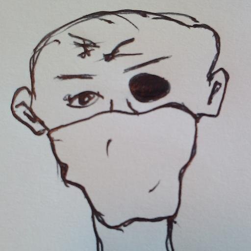 Afterchernobyls's profile picture. part man part paper, nuclear mutant scared of red buttons...
