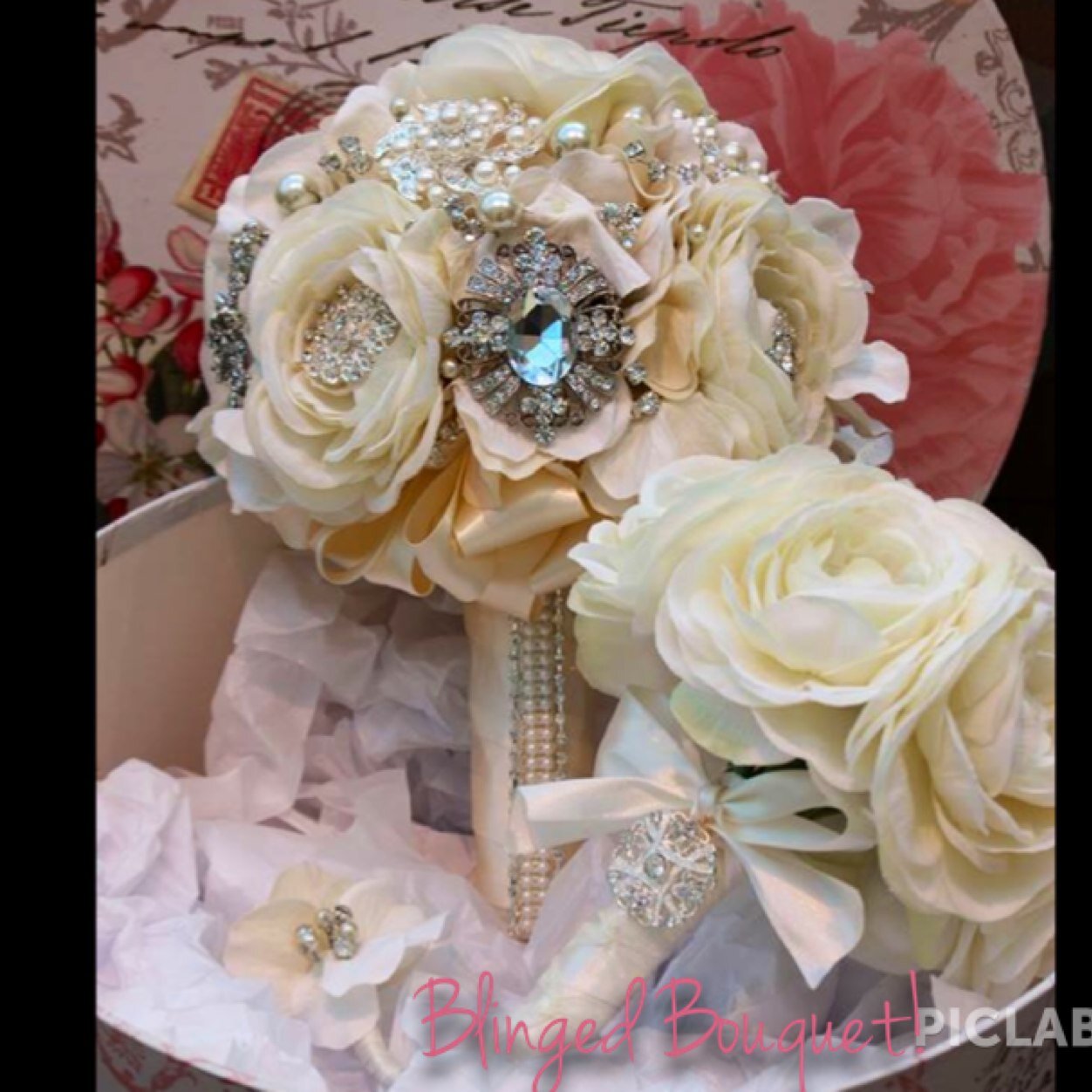 Custom Brooch Bouquets for Your Very Special Day! Be a STANDOUT Bride with Blinged Bouquet!