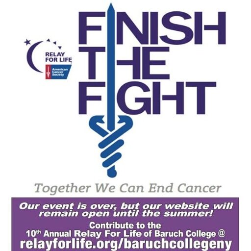 Join Baruch College's fight against cancer! Celebrate, Remember, Fight Back! Join us to learn how you can make a difference.